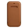 Фото — Чехол для смартфона Apple MagSafe для iPhone 12/12 Pro, кожа, золотисто-коричневый